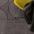 Kép 6/6 - Muse szőnyeg Charcoal Swirl MU01 80x150cm