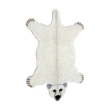 Kép 1/2 - Fehér színű jegesmedve formájú gyerekszőnyeg 90x150 cm