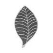 Kép 1/3 - Leaf levél formájú szőnyeg szürke/elefántcsont színű 60x120 cm