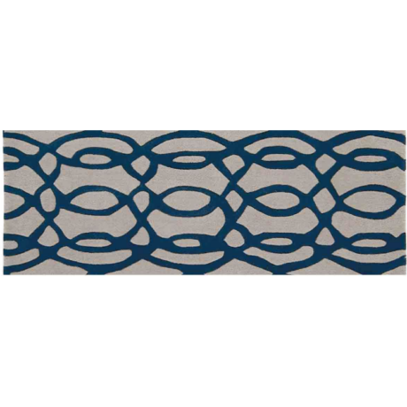 Matrix Inda Kék Futó Szőnyeg 70x240 cm