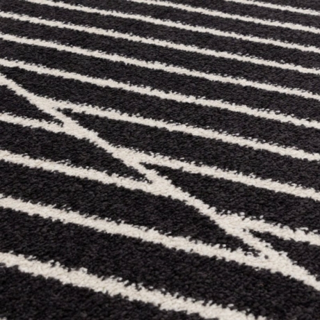 Muse szőnyeg Black Linear MU10 80x150 cm