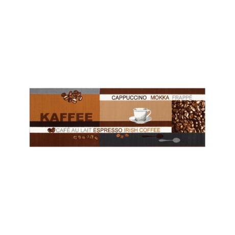 Kaffee konyhai futószőnyeg 67x180 cm latex háton