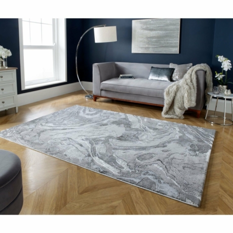 Marbled ezüst szőnyeg 080x150cm