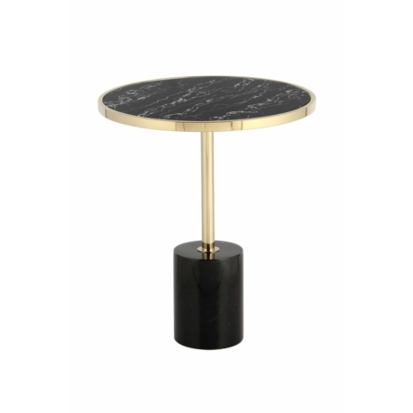 asztal fekete arany márvány