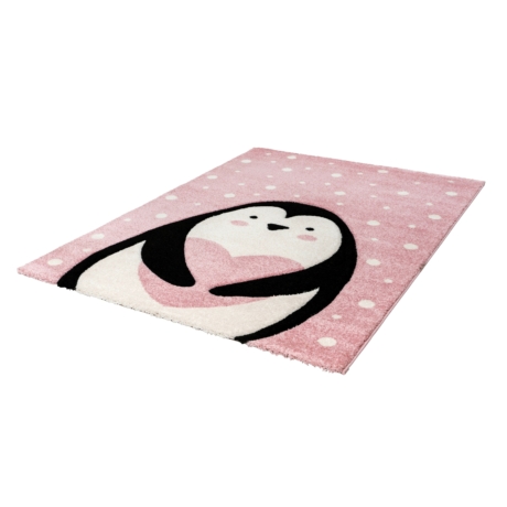 Amigo 325 Pink Pingvin Gyerekszőnyeg 80x150 cm cm