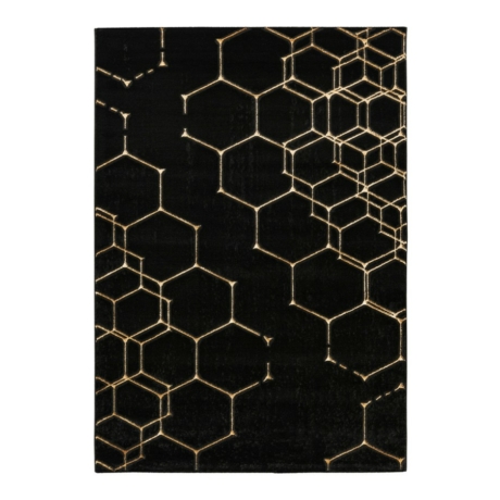 Marmaris 405 fekete szőnyeg 80x300 cm