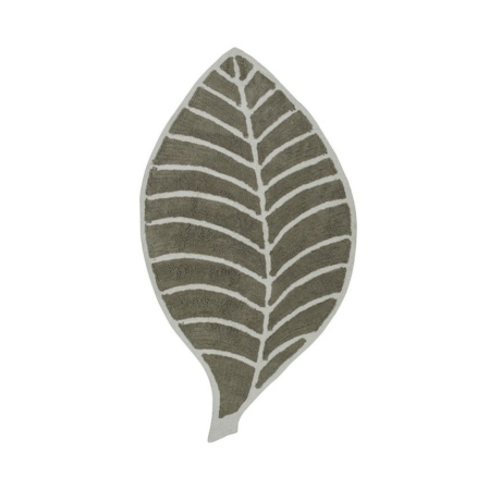Leaf levél formájú szőnyeg bézs/elefántcsont színű 60x120 cm